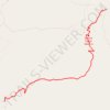 Mount Taylor via Gooseberry Trail in Cibola National Forest trail, distance, elevation, map, profile, GPS track