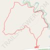 Island Creek Loop B (yellow) trail, distance, elevation, map, profile, GPS track