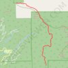 PCT from Black Mountain Road to Strawberry Junction trail, distance, elevation, map, profile, GPS track