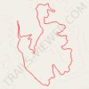 Tepee ridge with clark trail, distance, elevation, map, profile, GPS track