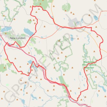 Kearsarge Klassic 55 from Pleasant Lake trail, distance, elevation, map, profile, GPS track