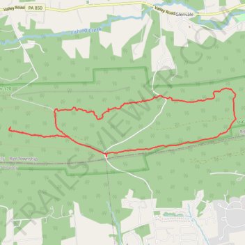 PA SGL 170 trail, distance, elevation, map, profile, GPS track