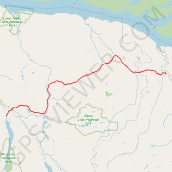 Sayward - Woss Lake trail, distance, elevation, map, profile, GPS track