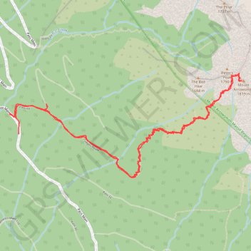 Mount Arrowsmith Judge's route trail, distance, elevation, map, profile, GPS track