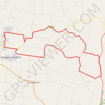 Booie loop trail, distance, elevation, map, profile, GPS track