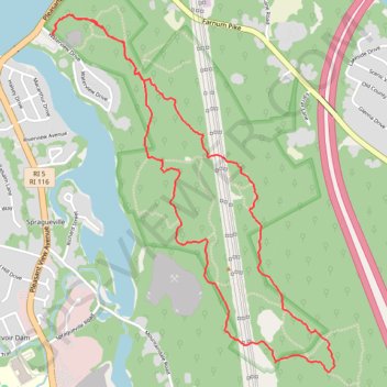 Wolf Hill Loop via World War II Memorial Trail, Ken Weber Trail and Mary Mowry Trail trail, distance, elevation, map, profile, GPS track