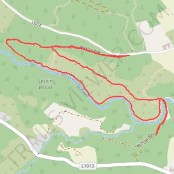 Loop Hike near Knockree trail, distance, elevation, map, profile, GPS track