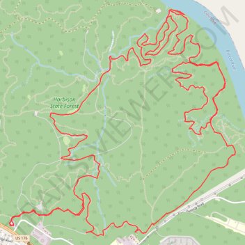 Afternoon Ride trail, distance, elevation, map, profile, GPS track