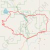 Clearwater River Loop trail, distance, elevation, map, profile, GPS track