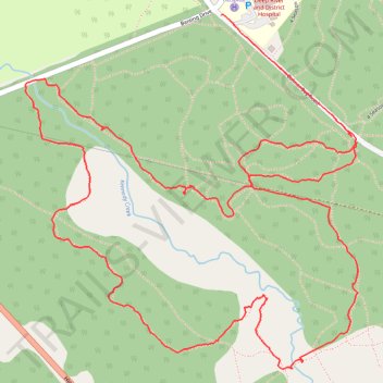 Deep River hiking trail, distance, elevation, map, profile, GPS track