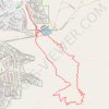 Current Track: 18 OCT 2025 08:27 trail, distance, elevation, map, profile, GPS track