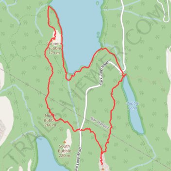Acadia loop hike via Pemetic Mountain, Bubble Pond, Eagle Lake, Conners Nubble and North Bubble trail, distance, elevation, map, profile, GPS track