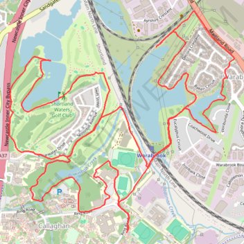 Shortland Waters trail, distance, elevation, map, profile, GPS track