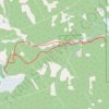 Hike on some West Bragg Creek trails trail, distance, elevation, map, profile, GPS track
