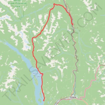 2026-10-18 Boston Bar to Harrison southbound in the Element trail, distance, elevation, map, profile, GPS track