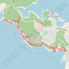 Wild Pacific Trail trail, distance, elevation, map, profile, GPS track