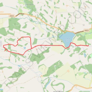Morning Ride - Kincairney trail, distance, elevation, map, profile, GPS track