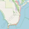 Part 1: Augusta to Cape 7.1 m trail, distance, elevation, map, profile, GPS track