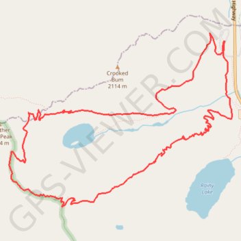 Maple Pass Trail around Lake Ann in Okanogan-Wenatchee National Forest trail, distance, elevation, map, profile, GPS track