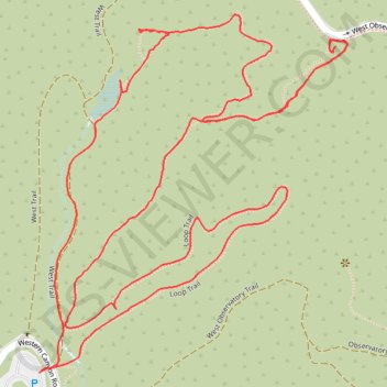 Griffith Loop Trail trail, distance, elevation, map, profile, GPS track