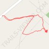 Cave of the Killer Rabbit of Caerbannog trail, distance, elevation, map, profile, GPS track