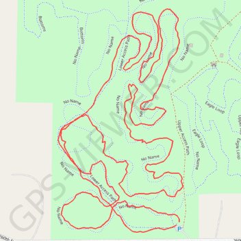 Ingawanis Woodland trails trail, distance, elevation, map, profile, GPS track