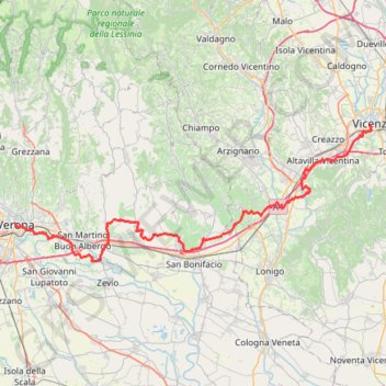 2022_DE_Verona-Vicenza | flach trail, distance, elevation, map, profile, GPS track
