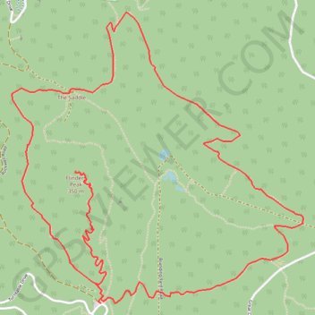 You Yangs Circuit - Flinders Peak trail, distance, elevation, map, profile, GPS track