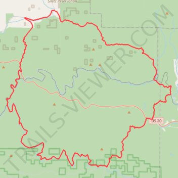 Magic Coast Range Loop trail, distance, elevation, map, profile, GPS track