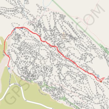 Calico Tanks Trail in Red Rock Canyon National Conservation Area trail, distance, elevation, map, profile, GPS track