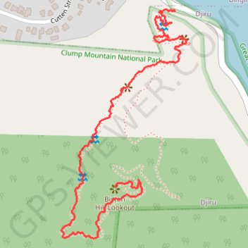 Bicton Hill walking track trail, distance, elevation, map, profile, GPS track