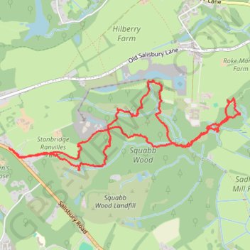 Squabb Wook trail, distance, elevation, map, profile, GPS track
