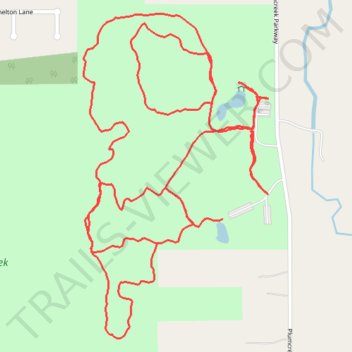 Plum Creek Park trail, distance, elevation, map, profile, GPS track
