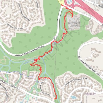 Peggy's Trail trail, distance, elevation, map, profile, GPS track