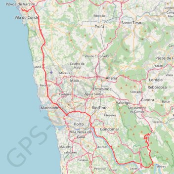 Rua dos Goivos to Sra. do Salto trail, distance, elevation, map, profile, GPS track