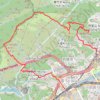 針山 trail, distance, elevation, map, profile, GPS track