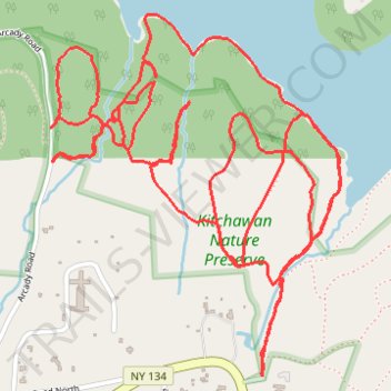 Kitchawan Nature Preserve trails trail, distance, elevation, map, profile, GPS track