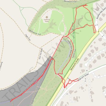 Hansen Dam trail, distance, elevation, map, profile, GPS track