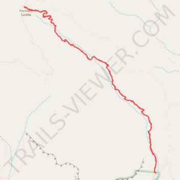 Fremont Saddle via Peralta Canyon Trail in Superstition Wilderness trail, distance, elevation, map, profile, GPS track