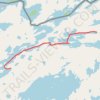 Camp 1306 Moose Lake, to Camp 1311 Ensign Lake trail, distance, elevation, map, profile, GPS track