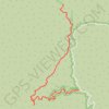 Tenaja Falls trail, distance, elevation, map, profile, GPS track