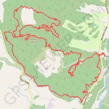 Wairakei Mountain Biking trail, distance, elevation, map, profile, GPS track
