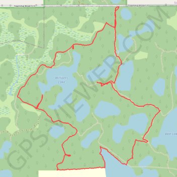 Ministik Lake Game Bird Sanctuary trail, distance, elevation, map, profile, GPS track