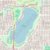 New Nokomis paths trail, distance, elevation, map, profile, GPS track