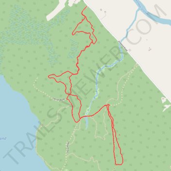 Swans trails trail, distance, elevation, map, profile, GPS track