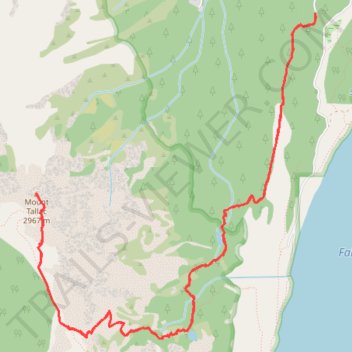 Mount Tallac Trail in Desolation Wilderness trail, distance, elevation, map, profile, GPS track