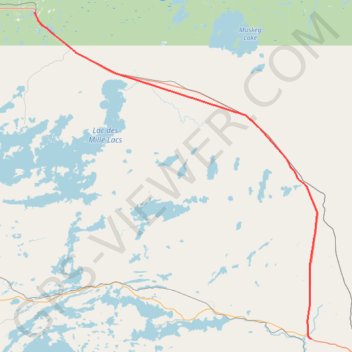 Upsala - Shebandowan trail, distance, elevation, map, profile, GPS track