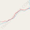 Tjaynera Falls (Sandy Creek Falls) trail, distance, elevation, map, profile, GPS track