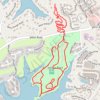 Jetton Park Loop trail, distance, elevation, map, profile, GPS track