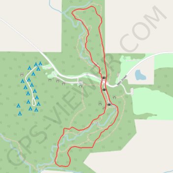 Maquoketa Caves Loop in Iowa trail, distance, elevation, map, profile, GPS track
